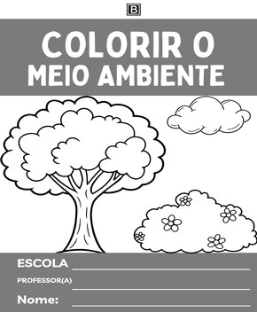 Capa de Colorir o Meio Ambiente